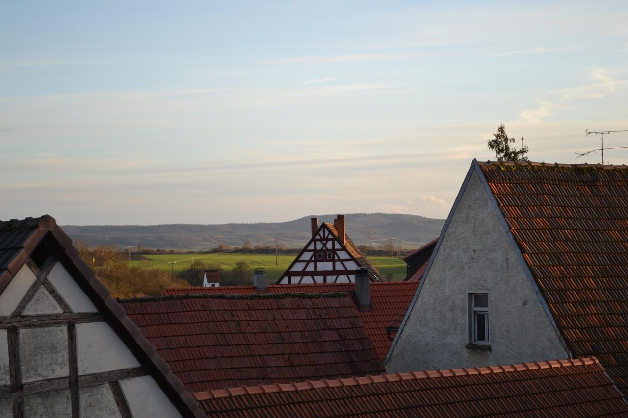 Hotel-Gasthof Rotes Ross Markt Einersheim Eksteriør bilde